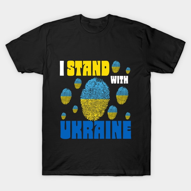 Ukraine trident Ukraine flag Ukrainian flag Ukraine T-Shirt by Darwish